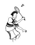 Image représentant la ressource: Activité de duel : badminton en double