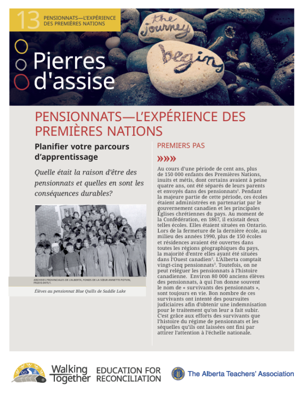 Image représentant la ressource: Pensionnats - L'expérience des Premières Nations : Planifiez votre parcours d'apprentissage