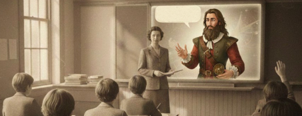 Image représentant la ressource: Discussion fictive avec un personnage historique
